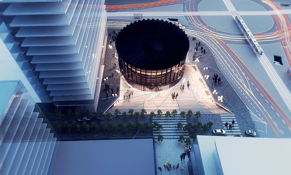 changing the face, rotunda, warsaw, competition, poland, visualizations