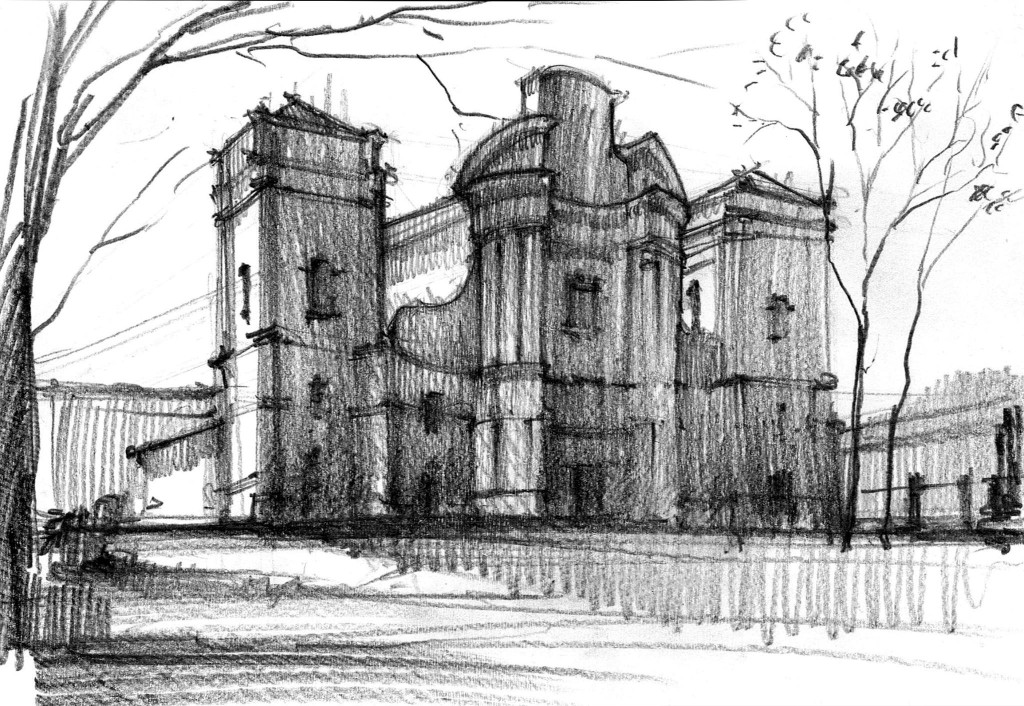 Architecture history sketch study